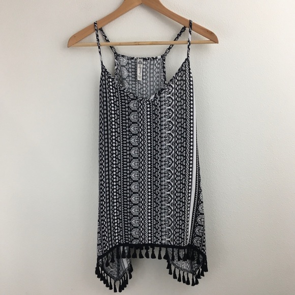 American Rag | Tassel Tunic Top - Picture 2 of 10